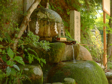 玉作湯神社 願い石